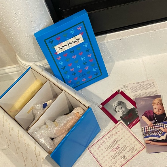 Vintage “Ruth” Porcelain Collectible Doll From Amish Blessings - Picture 4 of 15